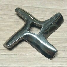 Нож MGR106UN (отверстие квадрат 7.5 мм, D=45 мм, H=5 мм) для мясорубок Moulinex