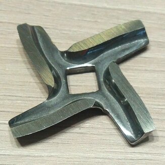 Нож MGR106UN (отверстие квадрат 7.5 мм, D=45 мм, H=5 мм) для мясорубок Moulinex