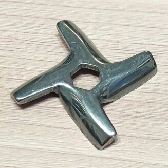 Нож MS-0926063 (отверстие шестигранник 8 мм, D=45 мм, H=5 мм) для мясорубок Moulinex DR
