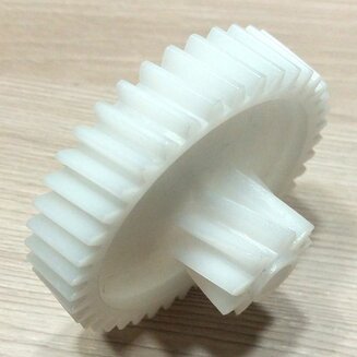 Шестерня MM0337W-C (D=66/23 мм, H=32.2 мм, d=7 мм, 9/41 косых зубьев) для мясорубок Bosch, Siemens, Zelmer