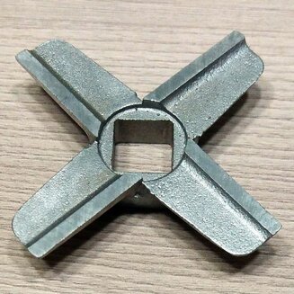 Нож SS-193517 (отверстие квадрат 10.2 мм, D=56 мм, H=10 мм) для мясорубок Moulinex, Bork, Zelmer