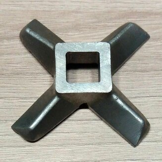 Нож SS-193517 (отверстие квадрат 10.2 мм, D=56 мм, H=10 мм) для мясорубок Moulinex, Bork, Zelmer