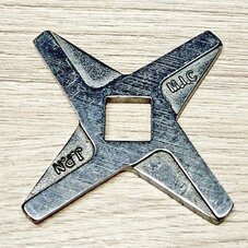 Нож двухсторонний №5 ТОНКИЙ (отверстие квадрат 8 мм, D=48 мм, H=3 мм)