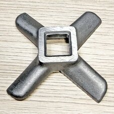 Нож 016229 (№7, оригинал, отверстие квадрат 9.2 мм, D=51 мм, H=9.7 мм) для мясорубок Bosch