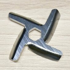 Нож 8749531 (отверстие шестигранник 8 мм, D=51 мм, H=9.7 мм) для мясорубок Polaris