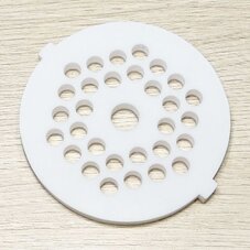 Решетка AMM10C-180-CER (D=53 мм, d=8 мм, H=4 мм, ячейка 5 мм, керамика) для мясорубок Panasonic