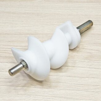 Шнек SS-989843-C (длинный вал, пластик) для мясорубок Moulinex