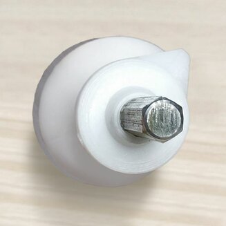 Шнек SS-989843-C (длинный вал, пластик) для мясорубок Moulinex
