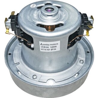 Мотор VCM-04 (1400 Вт, H=114 мм, D=134 мм) для пылесосов LG, Electrolux, Zanussi, AEG и др.