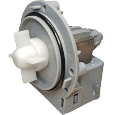 Насос сливной 30W (3 винта, разъем назад) для стиральной машины
