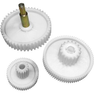 Блок шестерней SKP003 (3 штуки: D1=82,3 мм, D2=80/32 мм, D3=47/18 мм) для мясорубки Panasonic