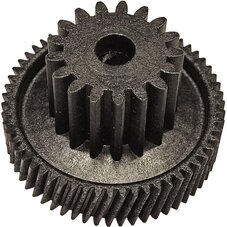 Шестерня Z1566.206 (D=49/28 мм, H=29/12 мм, d=8 мм, 17 прямых и 59 косых зубьев) для мясорубок MAUNFELD