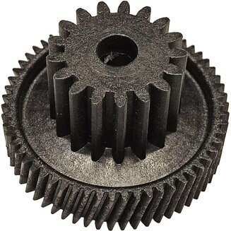 Шестерня Z1566.206 (D=49/28 мм, H=29/12 мм, d=8 мм, 17 прямых и 59 косых зубьев) для мясорубок MAUNFELD