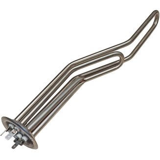 ТЭН AK00018 (RF, 2000 Вт=1300+700, L=350 мм, D=64 мм, двойной, изогнутый) для водонагревателей