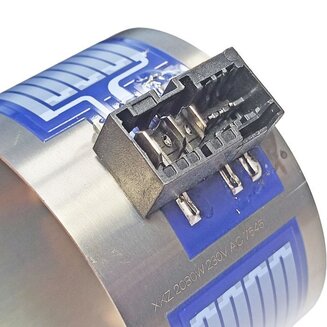 ТЭН HTRF755078K циркуляционного насоса 755078 с разъемом (2080 W, D=74 мм, H=45 мм) для посудомоечных машин Bosch, Siemens, Neff