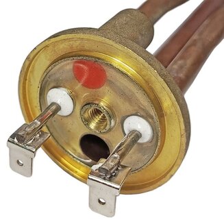 ТЭН 202152 (RCA (RCF), 1500 Вт, L=295 мм, D=48 мм, M5, трубка под датчик 10 мм, клеммы под разъем) для водонагревателей