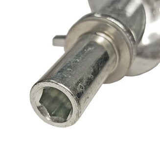 Шнек PLR013 (L=120 мм) для мясорубок Panasonic, Elenberg, Polaris