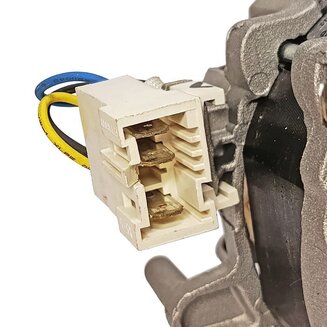 Циркуляционный насос YXW50-2E(L) c ТЭНом (диаметр отводов 34 и 38 мм) для посудомоечных машин Midea, Hansa, Gorenje