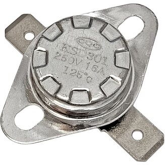 Термостат KSD-301 125°C (нормально разомкнутый, температура срабатывания 125 градусов, 16A, 250V) для СВЧ