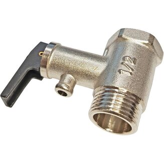 Клапан обратный предохранительный SP00001 (1/2", 6 Бар, с ручкой аварийного слива) для водонагревателя