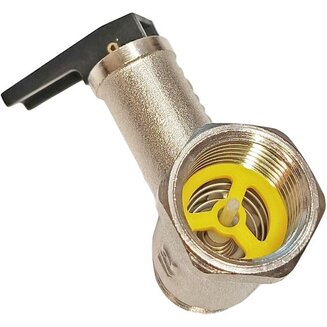 Клапан обратный предохранительный SP00002 (1/2", 7 Бар, с ручкой аварийного слива) для водонагревателя