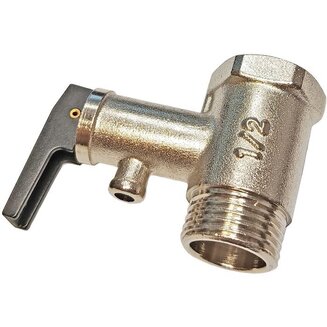 Клапан обратный предохранительный SP00003 (1/2", 8 Бар, с ручкой аварийного слива) для водонагревателя