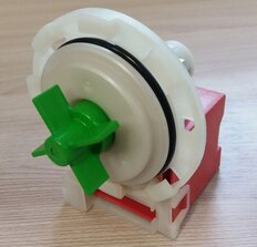 Сливной насос Copreci EBS2556-3404 (8 защелок, клеммы назад) для стиральных машин