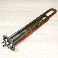 ТЭН ET1268cu (RF, 2000 Вт=1300+700, L=310 мм, D=64 мм, двойной) для водонагревателей Thermex и др.