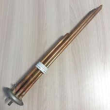 ТЭН 3401610 (RF, 2500 Вт=1500+1000, L=390 мм, D=64 мм, двойной) для водонагревателей