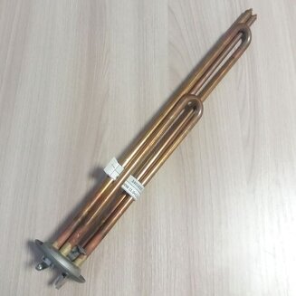 ТЭН 3401610 (RF, 2500 Вт=1500+1000, L=390 мм, D=64 мм, двойной) для водонагревателей
